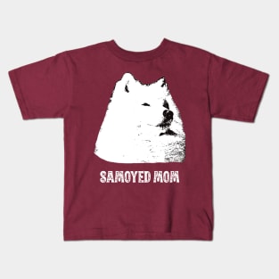 Samoyed Mom Samoyed Design Kids T-Shirt